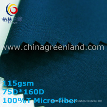 Twill Polyester Micro-Fiber Fabric for Textile Pants (GLLML335)